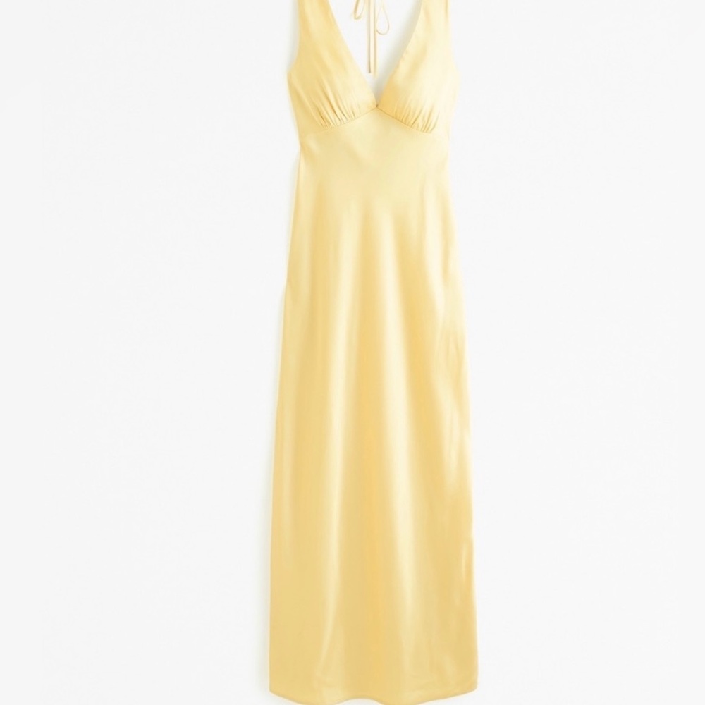 Abercrombie & Fitch Yellow Maxi Dress